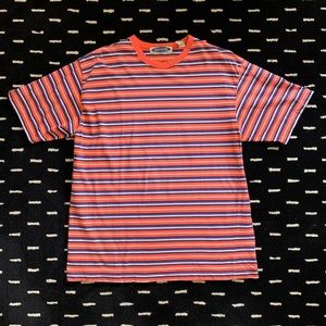 Vintage Express Oversized Men’s Striped T-shirt